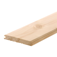 16 x 125mm (12mm finished) Tongue and Grooved 'V' Joint Match Board 4.2m - Treated & Untreated
