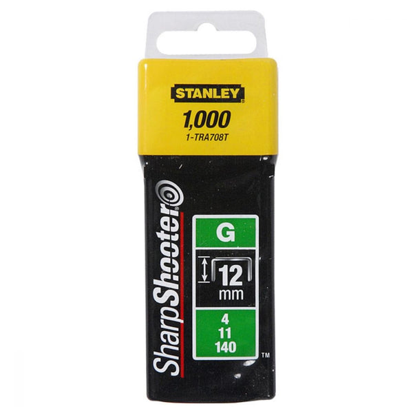 Stanley 12mm Heavy Duty Staples x1000