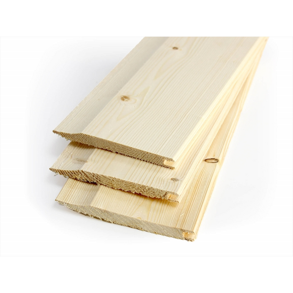 12mm Untreated Shiplap Board - 4.2m