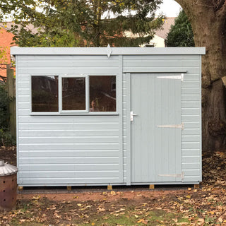 Heavy Duty Pent shed - painted