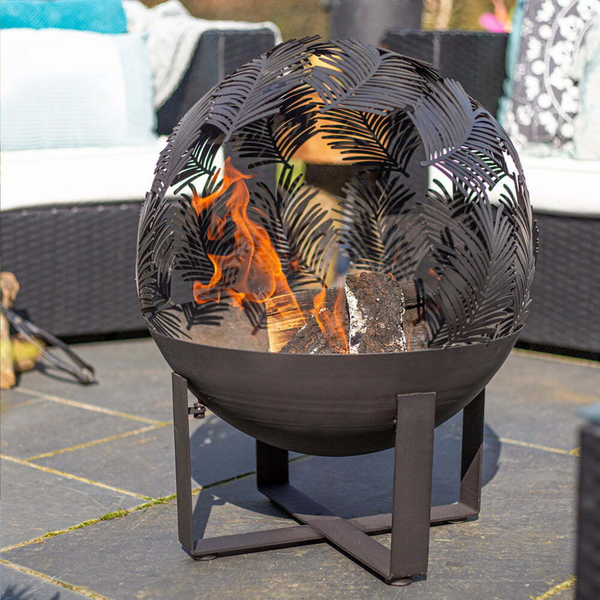 La Hacienda Black Forest Fire Globe