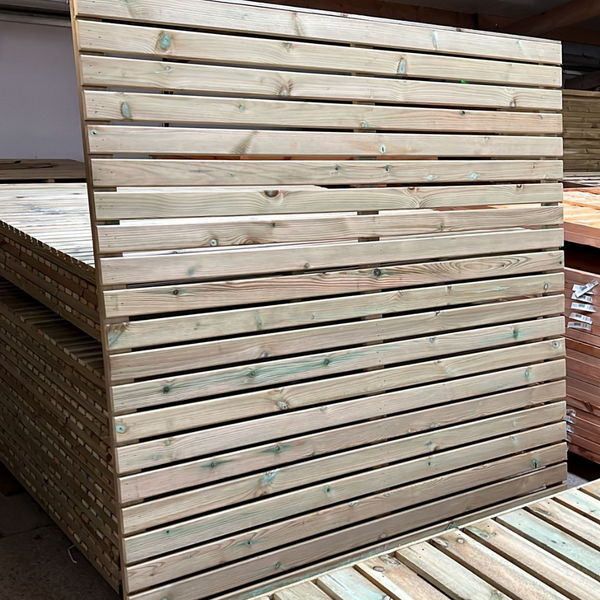 Contemporary Fence Panel (45mm Lat) - Single Sided