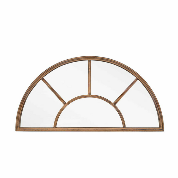 La Hacienda Aged Half Moon Mirror