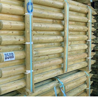 Round Stake/Post 1.8m x 75 (approx. 6'x3")