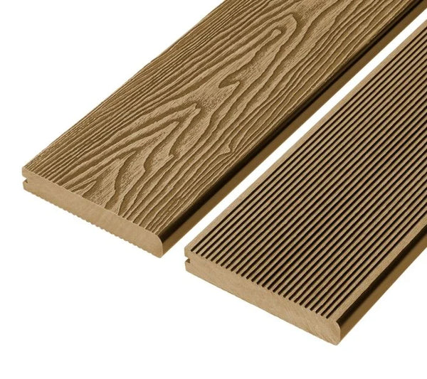 Cladco Teak Bullnose Decking Board - 4m