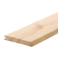 12mm Tongue and Grooved 'V' Joint Match Board - 4.2m