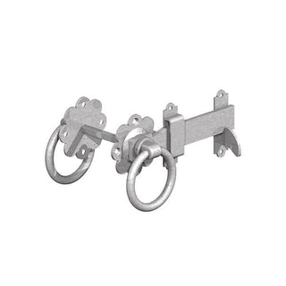 6" Ring Gate Latch (No Fixings) - Galvanised