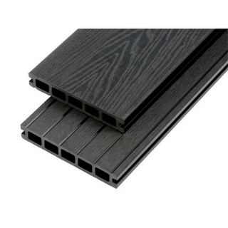 Cladco Woodgrain Composite Decking Board - Charcoal