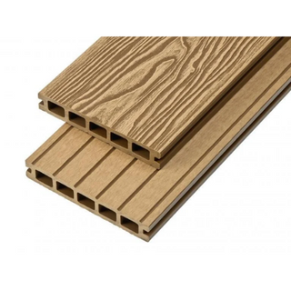 Cladco Woodgrain Composite Decking Board - Original Wood 4m