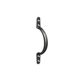 6" Door/Gate Handle - Epoxy Black (No Packaging/Fixings)
