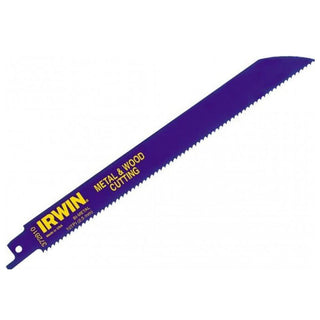 Irwin 5x Sabre Blades - 610R 150mm Metal/Wood