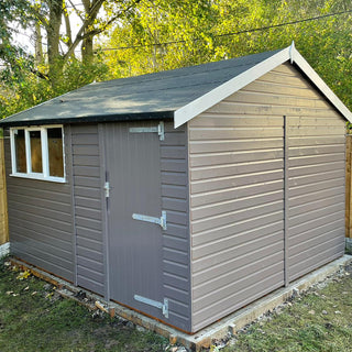 Ryton apex shed - painted