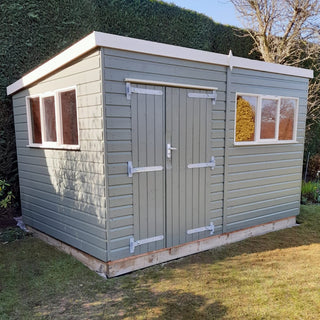 Ryton pent shed - painted