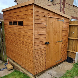 Security pent shed - dip-treated