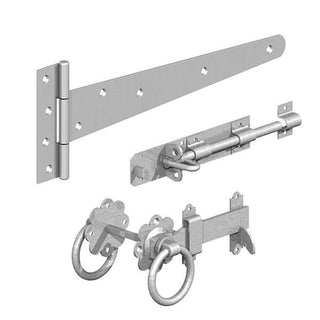 Galvanised Side Gate Kit (Ring Gate Latch)