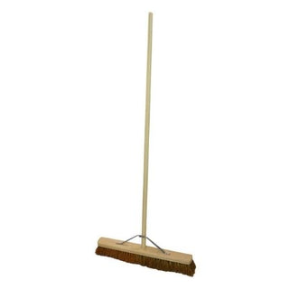 Faithfull Soft Coco Broom 24" with Handle & Stay