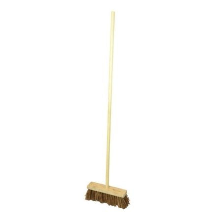 Faithfull Bassine Broom 12" with 48" Handle