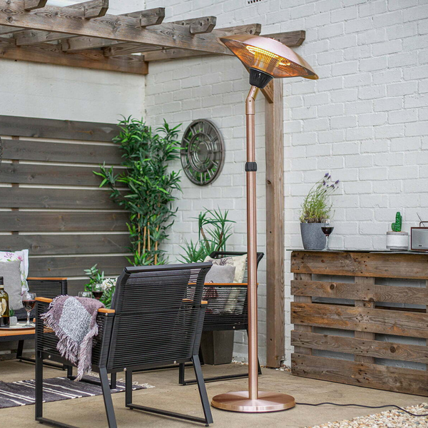 Outdoor Heating Patio Heater Electric Argos La Hacienda Copper