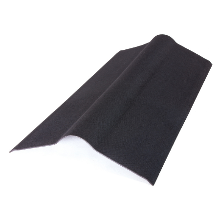 Timber Ridge Piece Onduline Easyline Ridge Piece - Black | BTL Timber & Garden Buildings